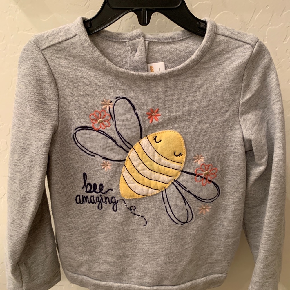 Gymboree Bee sweatshirt, EUC
